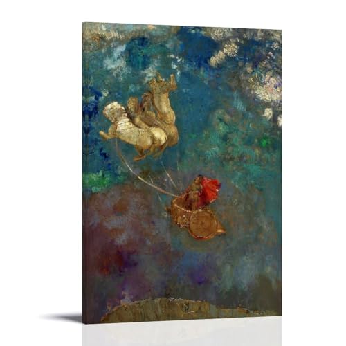 Toile Odilon Redon Chariot d'Apollo Idée Cadeau Art et Culture