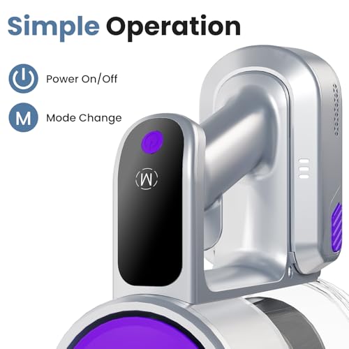 DUMOS Cordless Vacuum Cleaner, Lightweight Stick Vacuum Cleaners for Home, Powerful Suction & LED Lights Rechargeable Battery for Carpets, Pet Hair, Hardwood Floors by DUMOS - Image 6