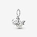PANDORA Glow-in-the-Dark Firefly Dangle Charm - Compatible Moments Bracelets - Gift for Women - Sterling Silver with Glow-in-the-Dark Glass - with Gift Box