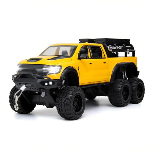 SASBSC yellow 6x6 toy pickup truck