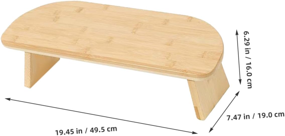 SUPVOX Bench Folding Non-Skid Stool Portable Lightweight Zen Stool and Mindfulness Practice