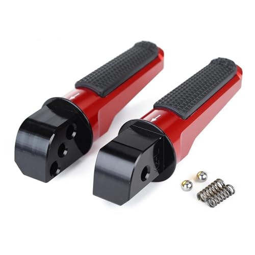 Repose-pieds arrière moto rouge en aluminium pour Ninja 650 et H2 SX