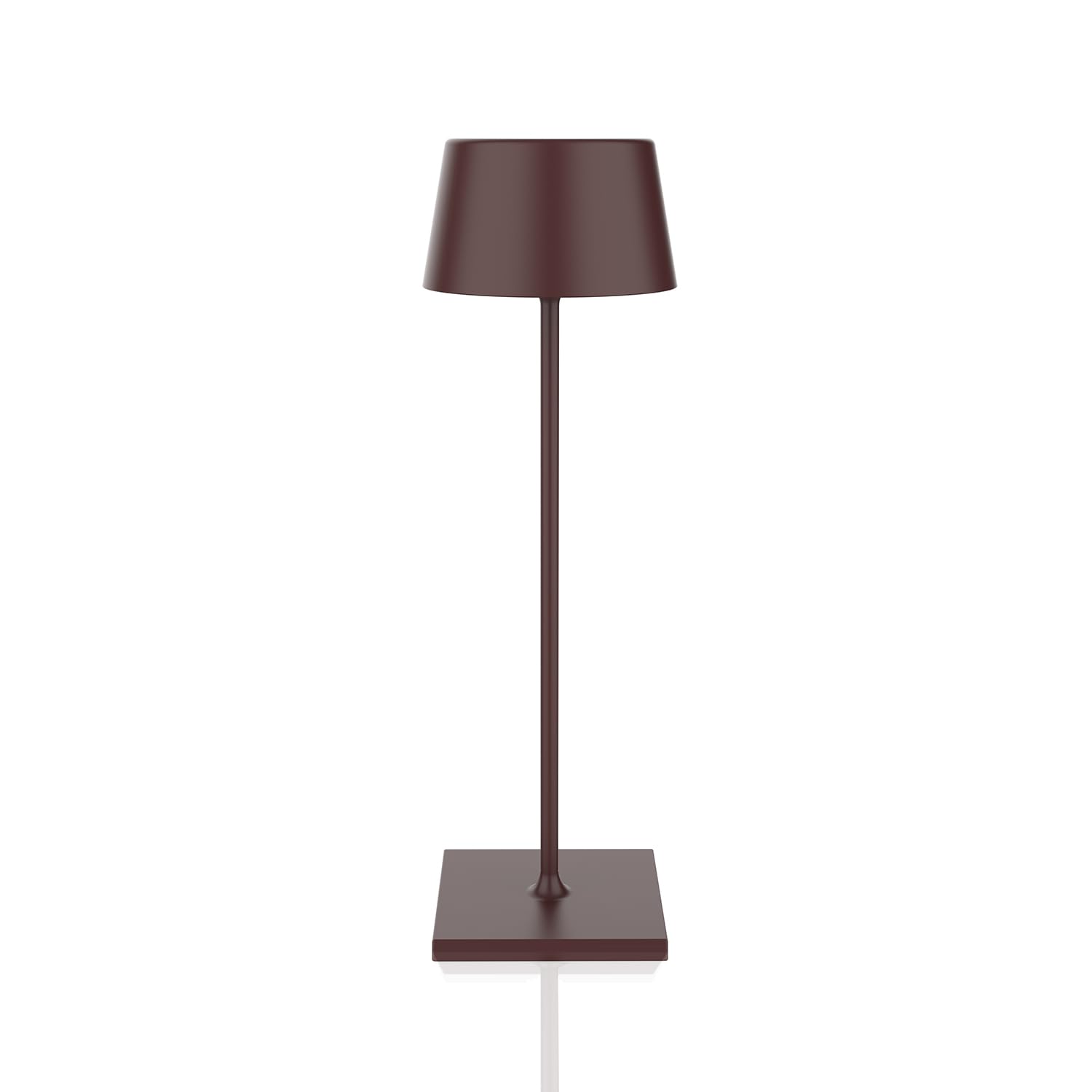 Palmina 842,lampade da tavolo senza fili,lampade da tavolo ricaricabili E Dimmerabile In Alluminio,abat jour senza fili 4400mah,Protezione IP54,luce da tavolo esterno/Interno/Marrone