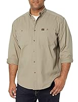 Wrangler Riggs Workwear Men's Logger Shirt,Khaki,X-Large