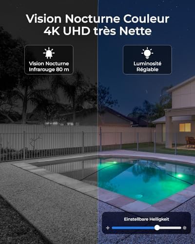 Reolink 4K PTZ Caméra Surveillance PoE, Zoom Optique 3D 16X, Pan 360°+Tilt 90°, Suivi Automatique, Vision Nocturne Jusqu'à 80m, Détection de Personne/Véhicule/Animal, Audio Bidirectionnel, RLC-823S2 – Image 3