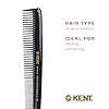 Kent SPC81 Salon-Style Dressing Cutting Comb with Wide and Fine Teeth - Professional Barber Haircut Comb for Styling and Teasing for All Hair Types - Kent Quality Barber Supplies #5