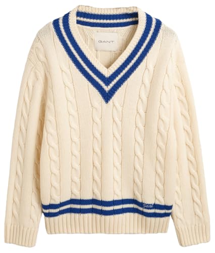 Pull-Over Homme GANT Col en V respirant et doux anti-bouloche