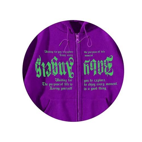 Mens Hoodies Sweatshirt Full Zip up Printed Lightweight Oversized Fashion Pullover Tops Casual Long Sleeve Sweatshirts2