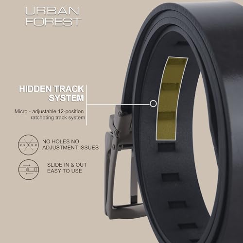 Image of URBAN FOREST Jord Leather Belt for Men