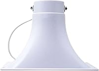 Vista 4 de Nippon America Bocina de alimentación TC-45 Altavoz PA de 80 vatios, blanco 11 "x 6.6