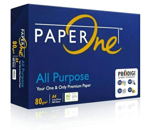 PaperOne All Purpose Premium Copy Paper 80 GSM A4 Size 500 sheets ream
