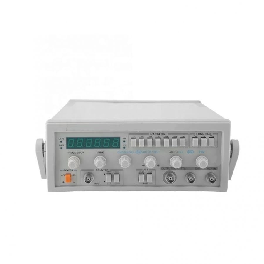 Generador de señal de función digital de 15 MHz, rango de frecuencia de 0,1 Hz-15 MHz, compensación de 0-±10 V CC for pruebas de laboratorio