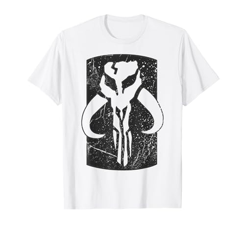 T-shirt Star Wars Mandalorian Skull pour un style geek décontracté