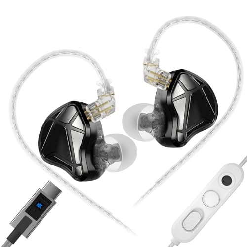 KZ Axas in Ear Monitor, Noise-Isolating USB C Gaming IEMs...