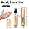 4PCS 5ml Perfume Atomiser Refillable Bottles Portable Mini Spray Travel Bottle Easy to Refill Empty Atomizer Bottle for Purse Handbag Pocket Luggage,Bright Color - Image 3