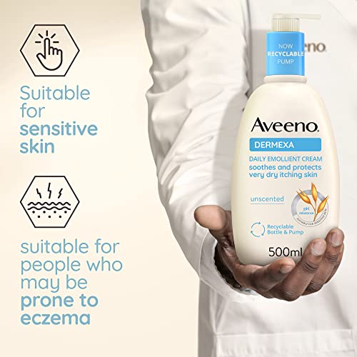 Complexe triple avoine et céramides Aveeno Dermexa crème émolliente eczéma 500ml - 4