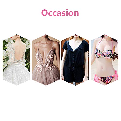 image for AnFun Silicone Nipple Covers Reusable for Women, Breast Petals Nipplec