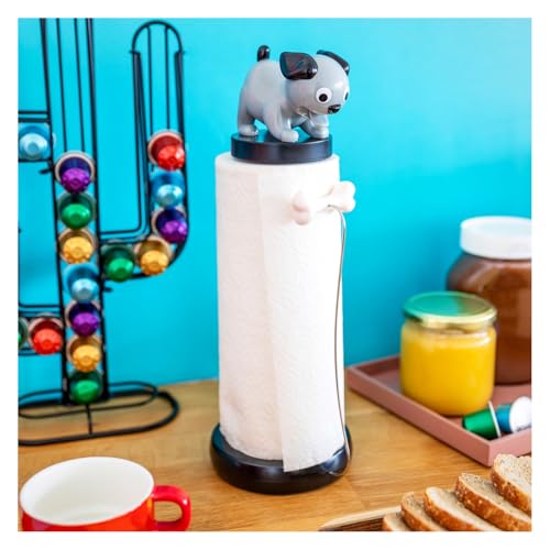 Dispensador de papel Pylones Clean'up gris para evitar rollos mojados en la cocina 3