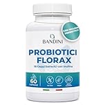 Bandini® FLORAX PROBIOTICS | Fermenti Lattici Probiotici per l'intestino - 20 Miliardi UFC - 18 Ceppi Batterici tra cui Lactobacillus, BifidoBacterium - Probiotico naturale - 60 Capsule per 60 Giorni