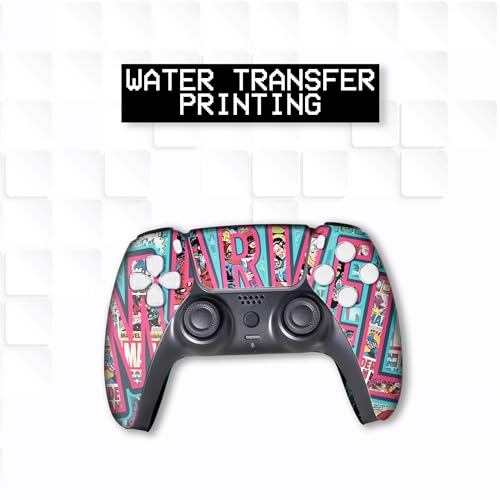 Image of Marrvel Custom PS-5 Controller Wireless compatible with Play-Station 5 Console by BCB Controllers | Proudly Customized in USA with Permanent HYDRO-DIP Printing (NOT JUST A SKIN) 1