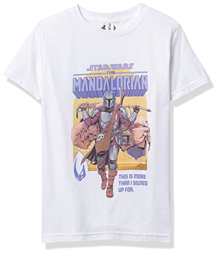 Star Wars Mandalorian T-shirt pour l'école et les jeux de garçon