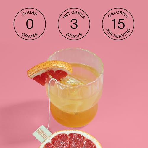 image for SAYSO Skinny Cardamom Paloma | The Original Craft Cocktail Tea Bag Mix
