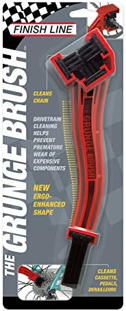 Finish Line Grunge Brush Bike Chain & Gear Cleaner – Dual-Sided B...