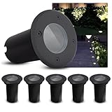 SSC LUXon KALPA spot encastrable extérieur IP67 230 V carrossable en noir   Éclairage de sol robuste pour terrasses, chemins et zones extérieures