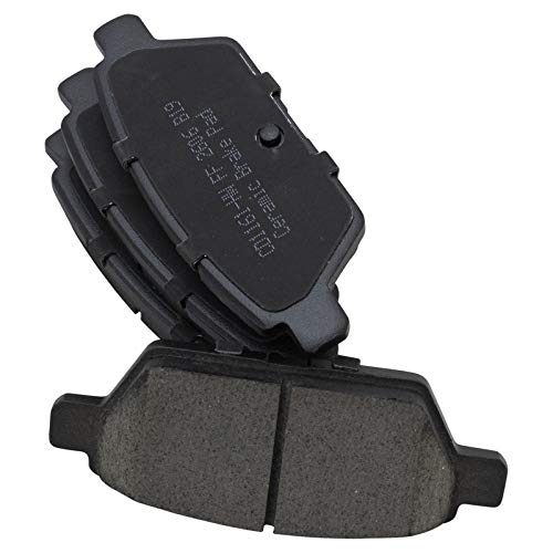 Image of TRQ Rear Brake Pad & Rotor Kit Ceramic Premium G-Coated Compatible with 2009-2013 Mazda 6