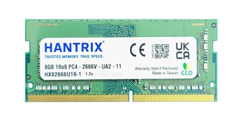 Image of 8GB DDR4 2666MHz Laptop RAM | PC4-2666 | 260-Pin SODIMM 1.2V CL19 | High-Speed Memory Upgrade | 3-Year Warranty