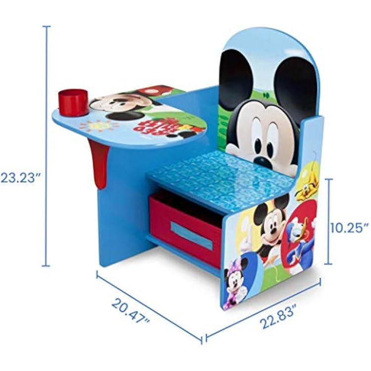 Delta Children Chair Desk With Storage Bin, Disney Mickey Mouse