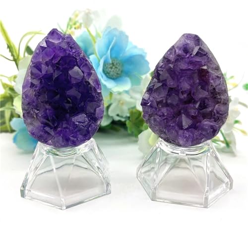 Améthyste brute d'Uruguay cristal de quartz de collection unique - 5