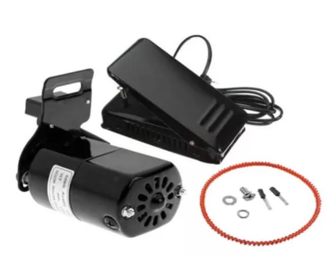 Motor + Pedal para Máquina Costura Doméstica Caseira Singer Elgin Vigorelli Reta e Zig Zag 110v Motor + Pedal para Máquina Costura Doméstica Caseira Singer Elgin Vigorelli Reta e Zig Zag 110v