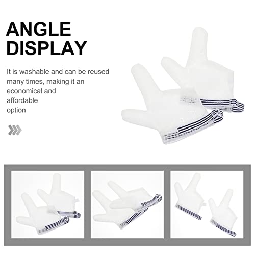 Cabilock Luvas antichupar o polegar luvas de sucção de dedo, parar, protetor de dedo respirável para