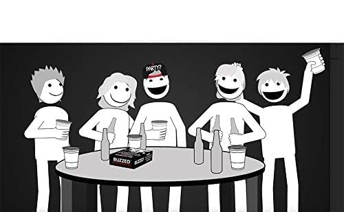 Image of Buzzed Party Card - Fun Social Activity for Friends & Adults | Hilarious Icebreaker for Game Nights, Parties & Gatherings