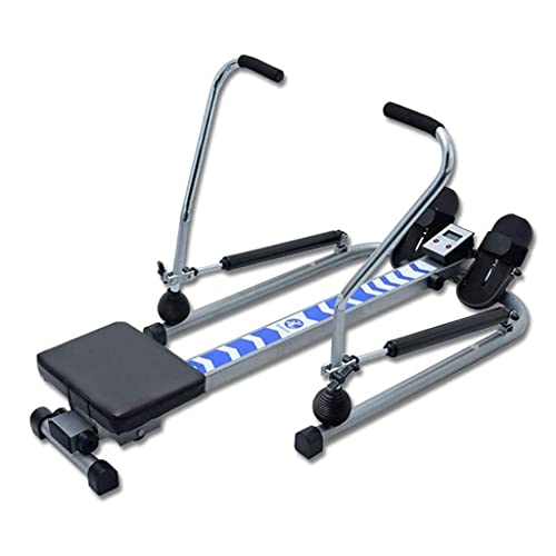 Image of Fitness Equipment Rowing Machine Household Training Rowing Machine Water Resistance Hydraulic Rowing Machine Indoor Fitness Equipment Black 126 * 58
