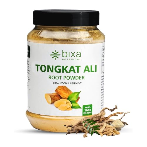 Image of bixa BOTANICAL Tongkat Ali Root Powder - 1 lb (16 oz) | Tongkat Ali for Men & Women | Gluten-Free, Non-GMO, Steam Treated, Vegan, 100% Pure - Natural Health Support for Energy & Wellness | 16 Oz, Gluten Free, Non GMO, Steam Treated, Vegan, 100% Pure, Natural Health Support For Energy, Endurance & Wellness