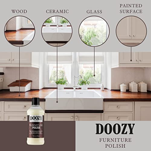 Doozy Furniture Polish - Formulated For Wood, Metal, Leather & Glass - 16 Ounce #TOP2