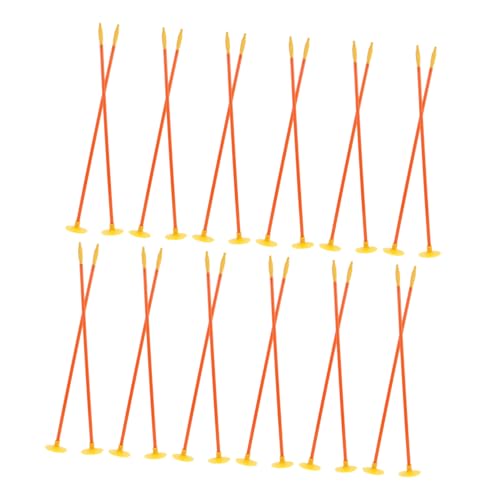 NOLITOY 40個用射箭 吸盤矢 大型プラスチック製 軽量耐久 屋内外ターゲット練習用 矢筒付き初心者向けアーチェリー