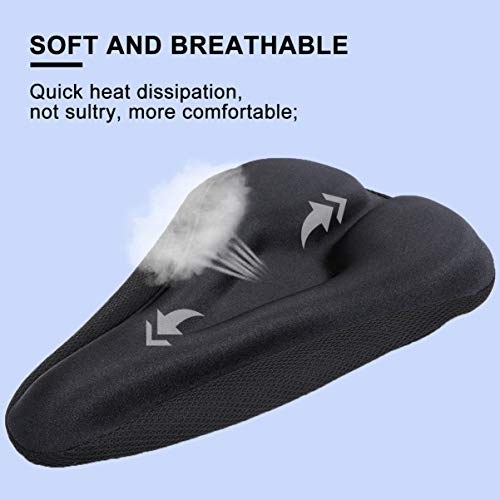 ABOOFAN Assento da Bicicleta Respirável Projeto À Prova de Choque Da Bicicleta Sela Da Bicicleta Ace