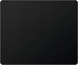 LLHCF Alfombrilla de ratón para deportes electrónicos, textura de goma, antideslizante, almohadilla de control preciso para un movimiento suave, color negro