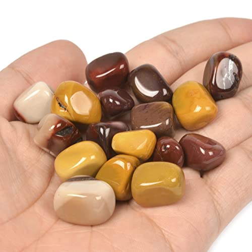 Image of 100 grams Small Tumbled Chips Polished Crushed Stone Crystal Healing Embellishments