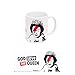 Grupo Erik Tazza Brandalised / Tazza da colazione in ceramica, bianca, Banksy, Regina Elisabetta, 350ml / Tazza colazione grande / Tazza tisane,street art gadget
