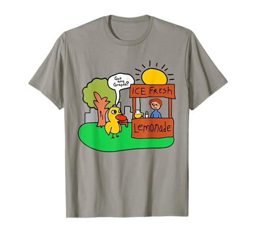 Ice Fresh Lemonade Got Any Grapes Duck Funny Gift T-Shirt