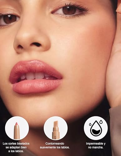 Erinde Perfilador de Labios con Pincel de Difuminado, Lápiz Labial Mate de Larga Duración, Delineador de Labios Cremoso e Impermeable, Alta Pigmentación y Efecto Voluminizador #07 - imagen 5