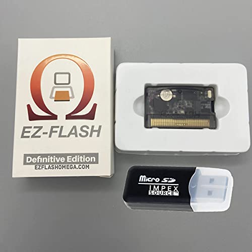 IMPEX Source EZ Flash Omega Definitive Edition EZFlash Game Card EZ-Flash for GBA GBA SP DS NDS NDS Lite iDSL