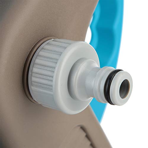 Suporte de mangueira de irrigação, carrinho de mangueira de jardim fácil de montar, liga de magnésio