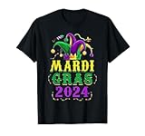 Chapeaux de bouffon de Mardi Gras 2024 de la Nouvelle-Orléans pour le carnaval T-Shirt