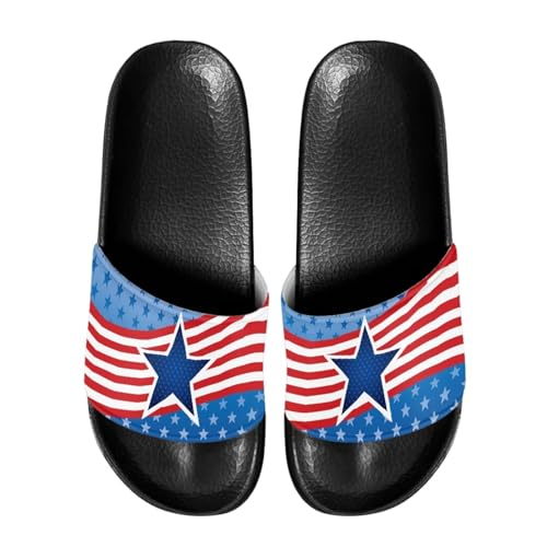 Image of Footwear for Mens Open Toe Athletic Sandals Anti-Slip Sole Slide Sandals Pillow House Flat Shoes Comfortable Slip On Slippers for Indoor & Outdoor