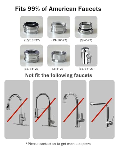 Frizzlife TS99 Countertop Water Filter System, NSF 42&372 Certified 9-Stage Stainless Steel Faucet Water Filtration, 0.5 Micron Elements Reduces 99.99% Lead, Chlorine, Heavy Metals, Bad Taste & Odor